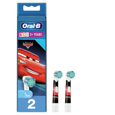 Набор зубных насадок Braun Oral-B Kids EB10S 2K Cars(2 шт)