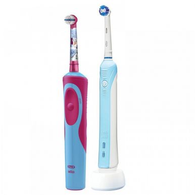 Набор зубных щеток Braun Oral-B Family Pack (PRO 500 / D16 + Power D12 Frozen)