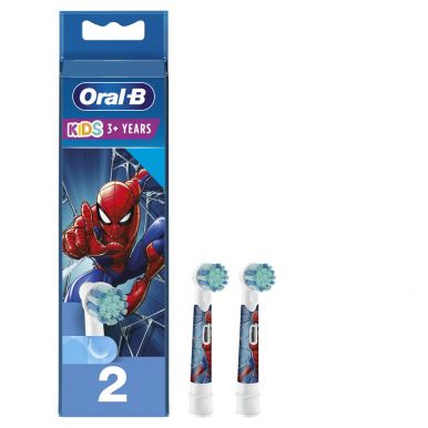 Набор зубных насадок Braun Oral-B Kids EB10S 2K Spider-Man (2)