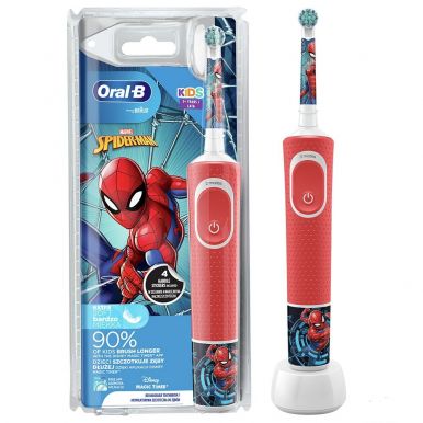 Зубная щетка Braun Oral-B Kids Spider-Man D100 (D 100.413.2K)(в блистерной упаковке)