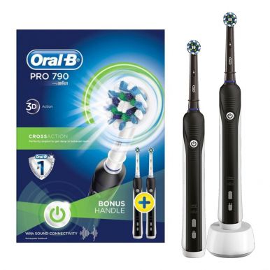 Набор зубных щеток Braun Oral-B PRO 790 D16.523.1UH CrossAction Black